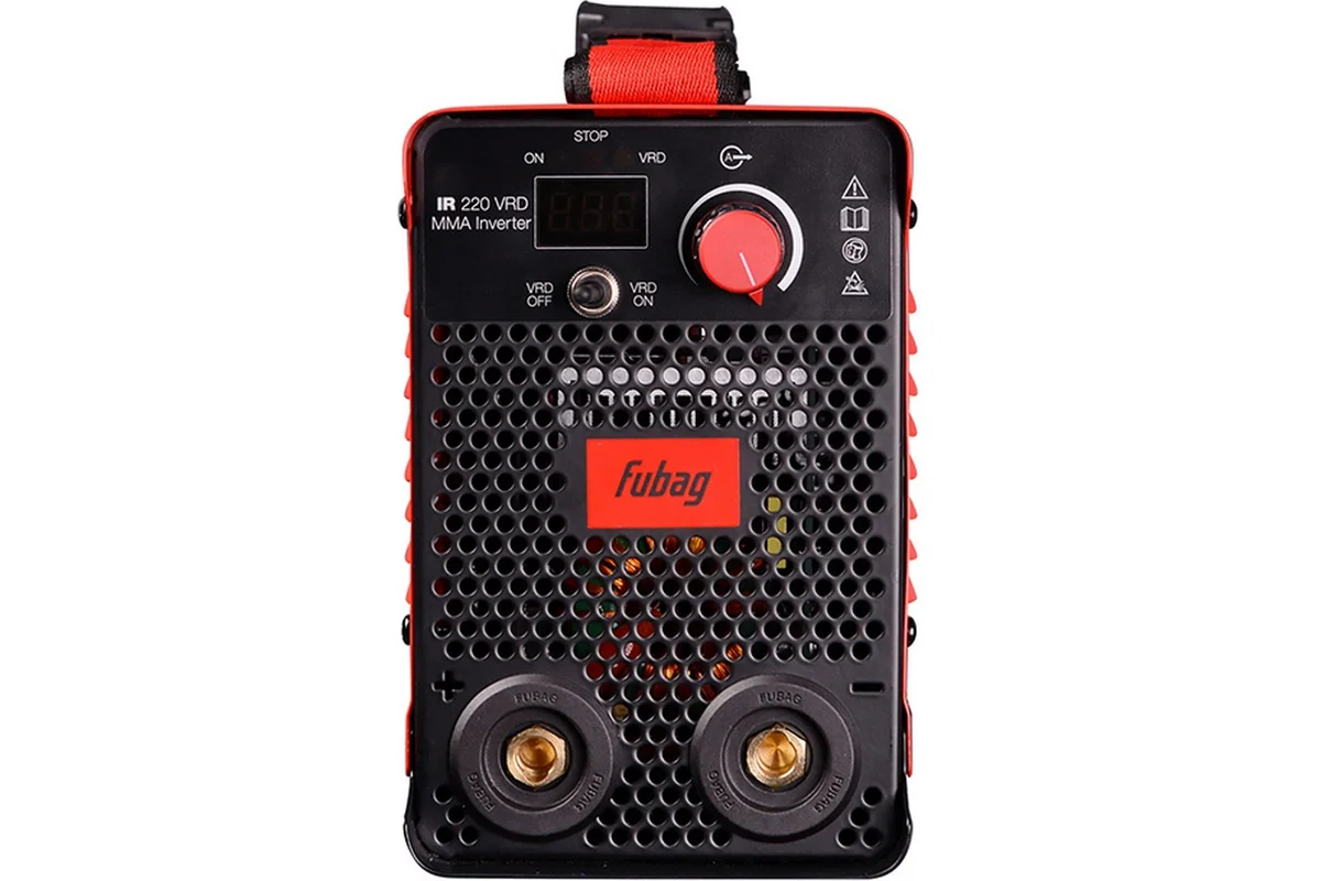Инвертор сварочный FUBAG IR 220 VRD (220В, 5,8кВт, 10-220А, ПВ=40%, 3,5кг)