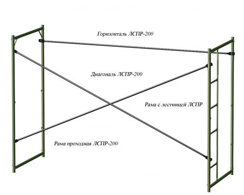 Аренда ЛРСП 30 Рама с лестницей