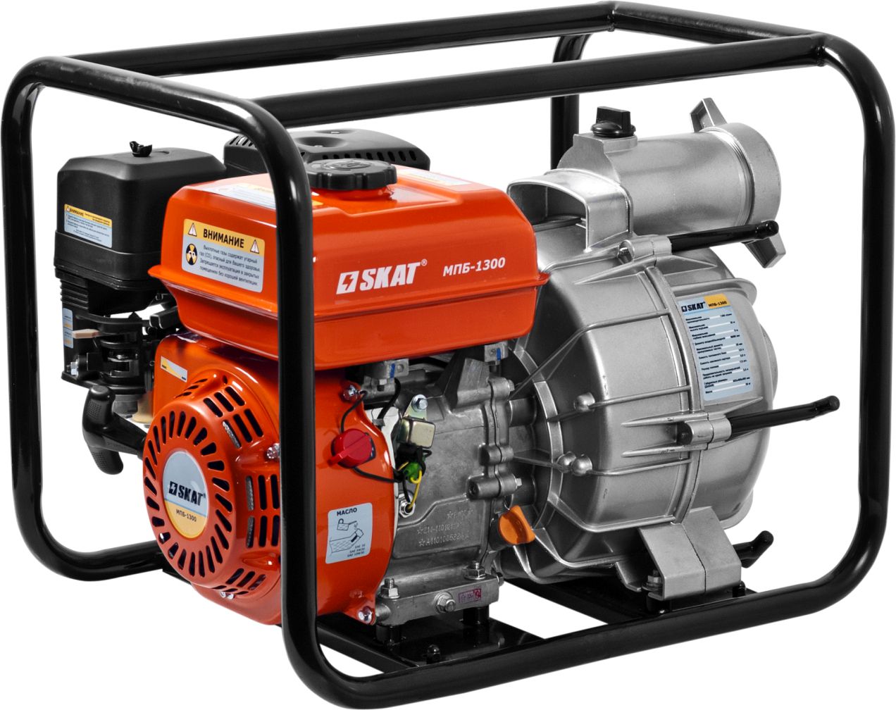 Мотопомпа SKAT МПБ-1300 для грязной воды 